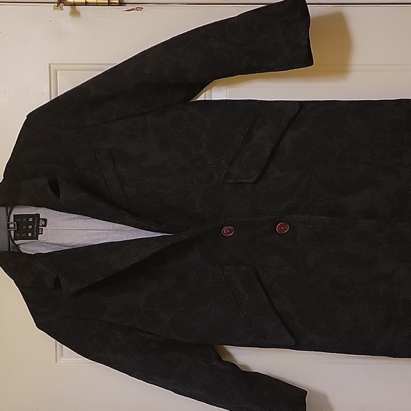 ***STUNNNING*** HYE SUN MUN NEW YORK 100% WOOL COAT - Picture 6 of 10